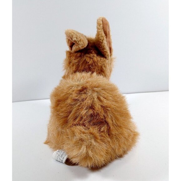 Zellers Vintage Realistic 10" Brown Rabbit Plush Bunny Stuffed Animal - Picture 3 of 4